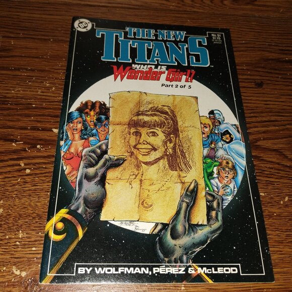 The New Teen Titans #51 (DC comics,1988) Who is Wonder Girl? (part 2 of 5) - Picture 1 of 3